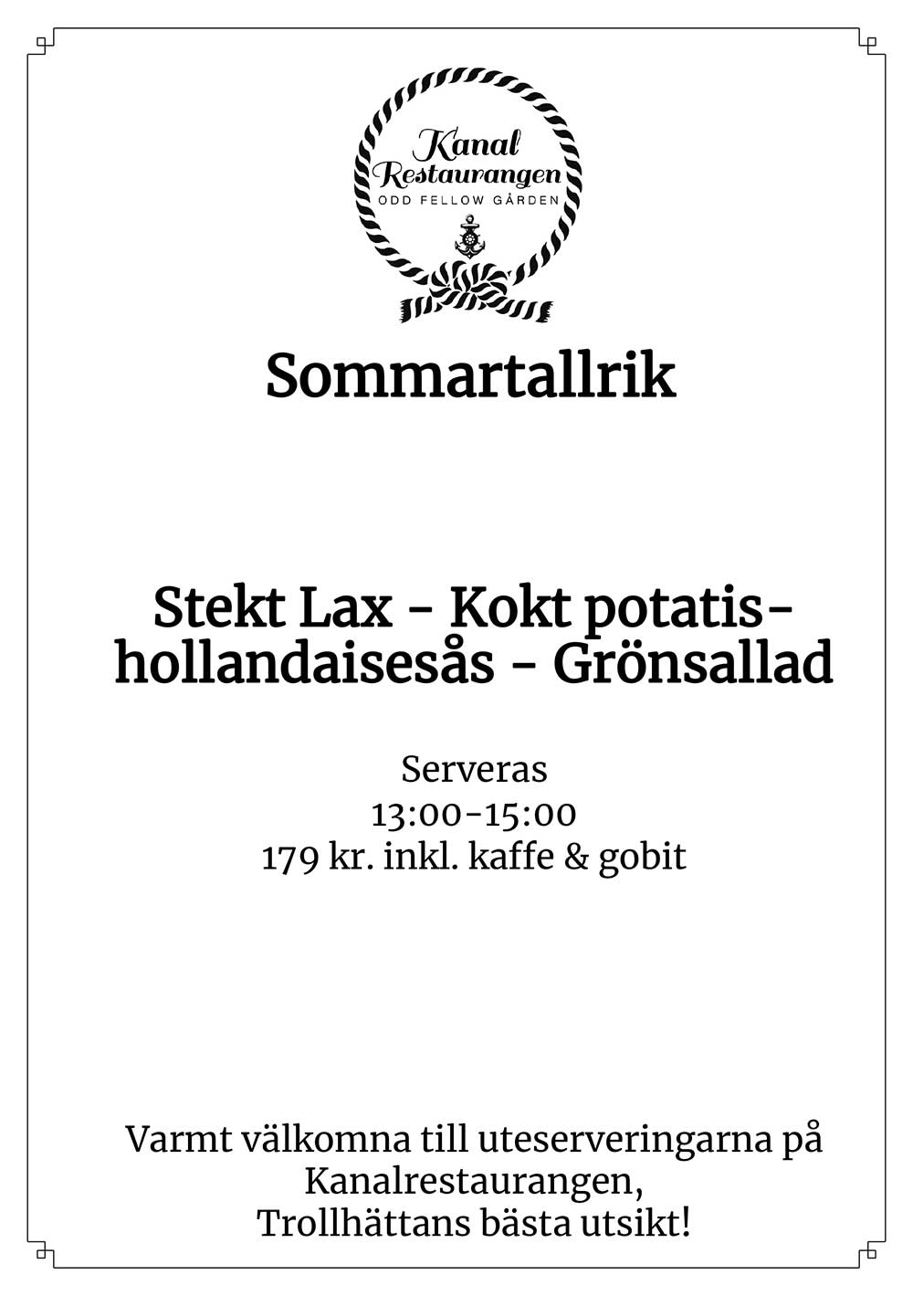 Dagens sommartallrik
