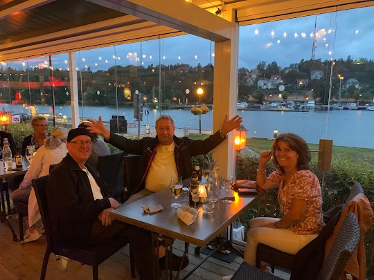 Gäster på restaurangen