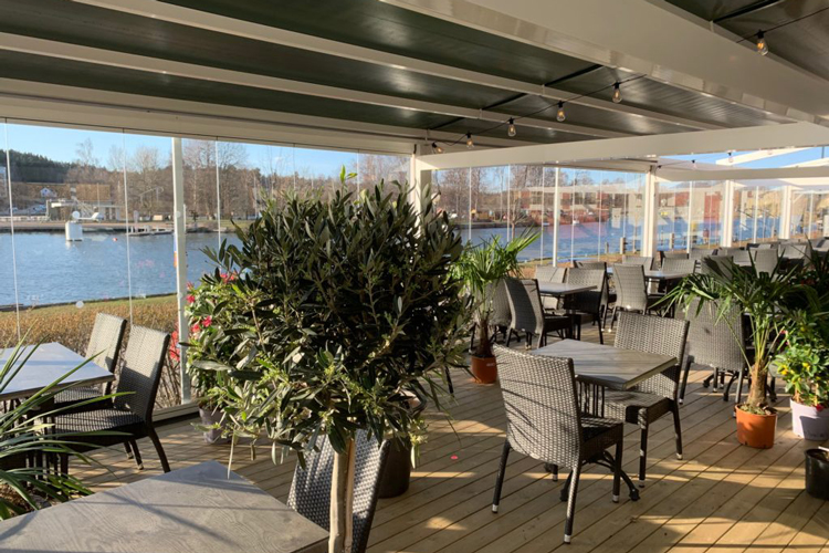 Uteservering på Kanal Restaurangen