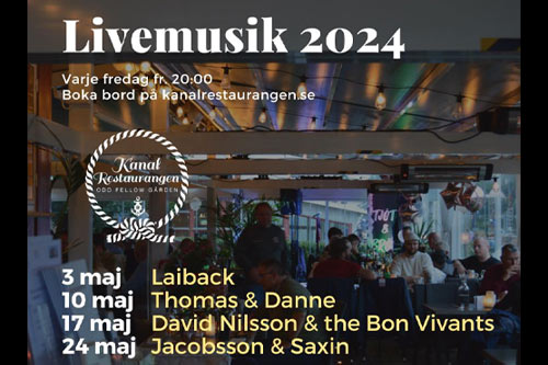Livemusik med Laiback!