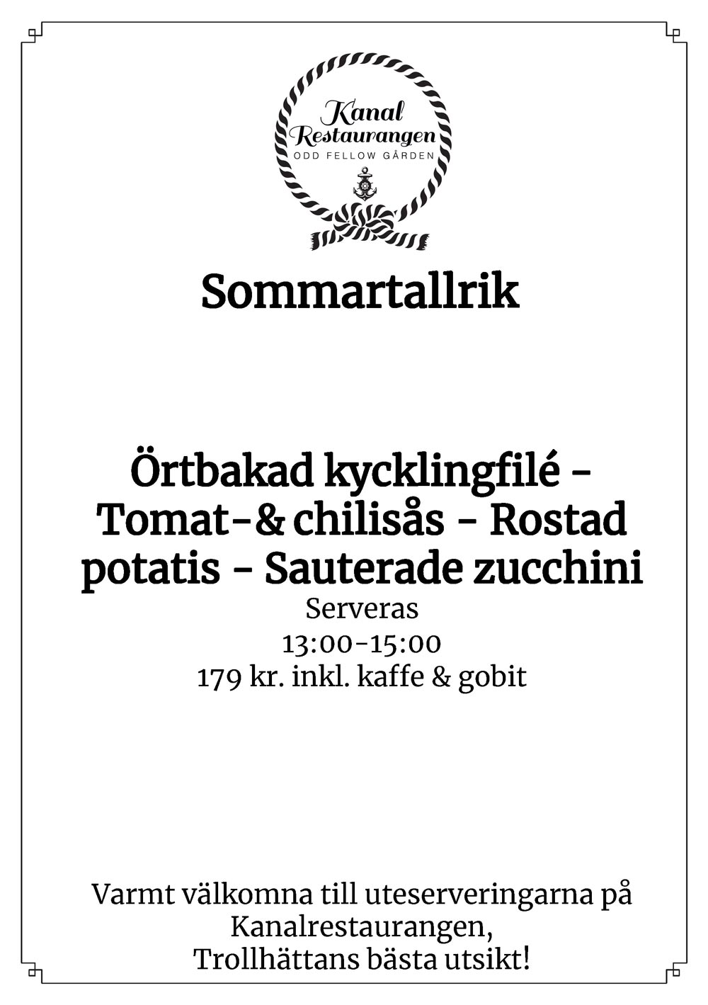 Dagens sommartallrik